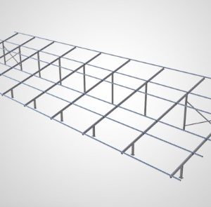 structure métallique noir type 3r a base ipe