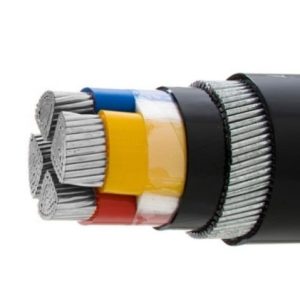 cable souple arme aluminium 4*150